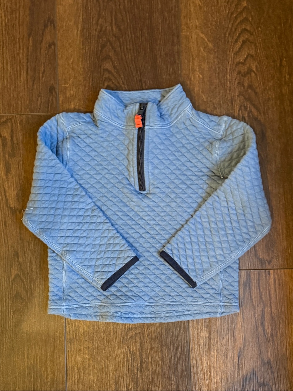 Crewcuts Light Blue Quilted Half-Zip Hoodie Sz XS (4-5)
